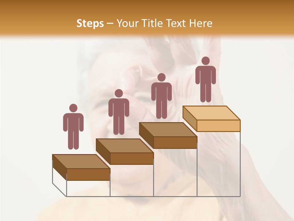 Positive Older Smile PowerPoint Template