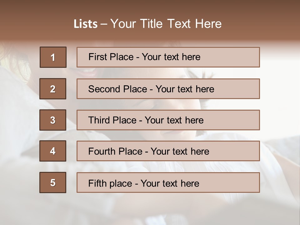 Reading Closeup Relaxed PowerPoint Template
