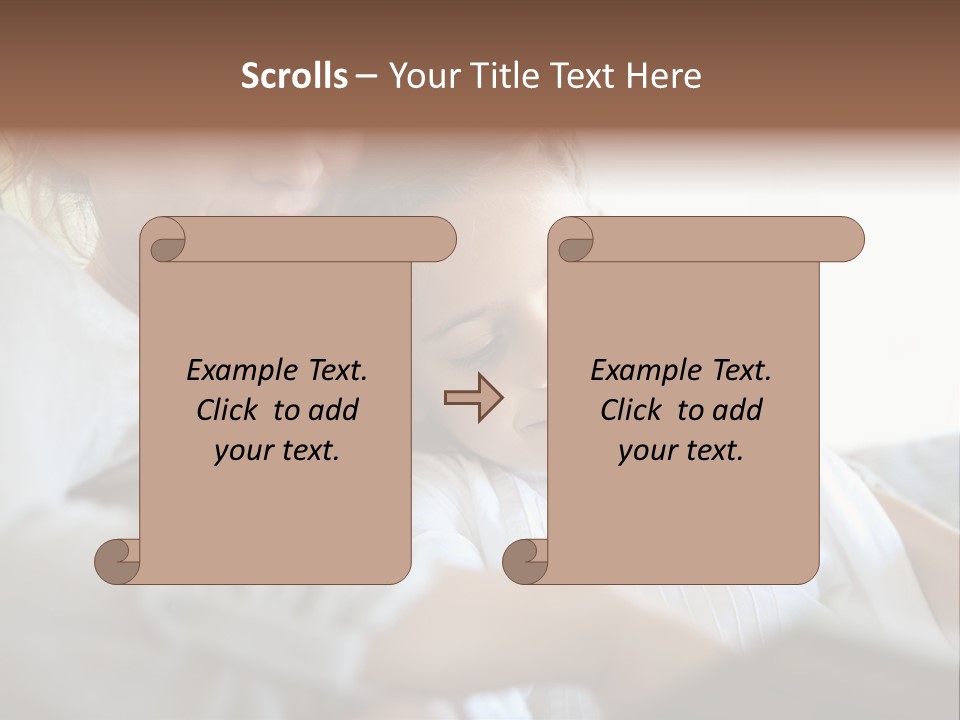 Reading Closeup Relaxed PowerPoint Template