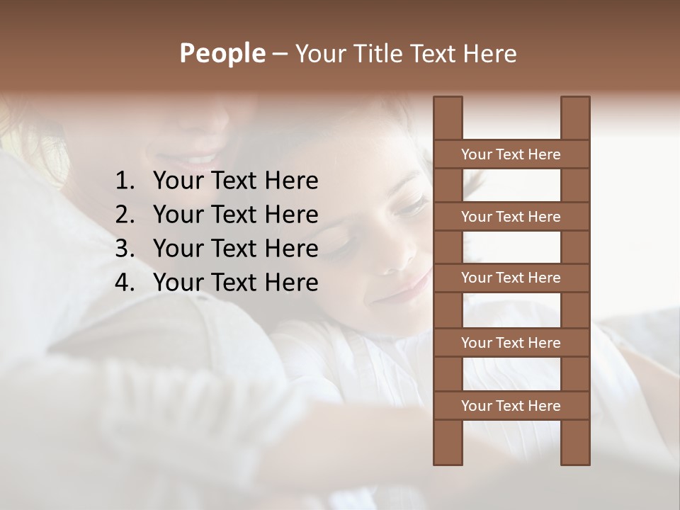 Reading Closeup Relaxed PowerPoint Template