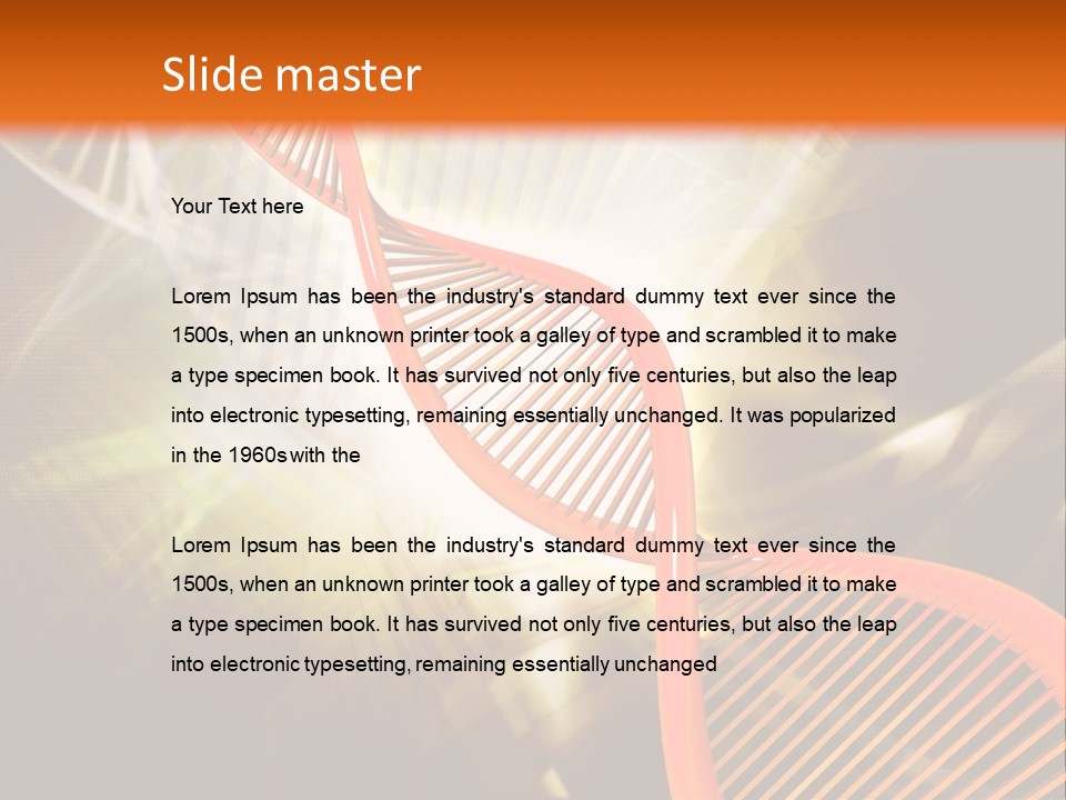 Liquid Research Bio PowerPoint Template