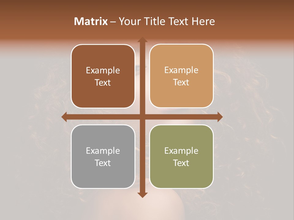 Adult Gorgeous Girl PowerPoint Template