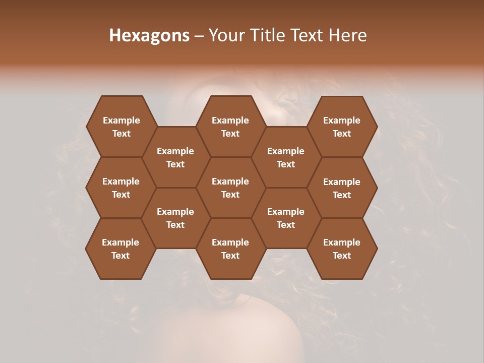 Adult Gorgeous Girl PowerPoint Template