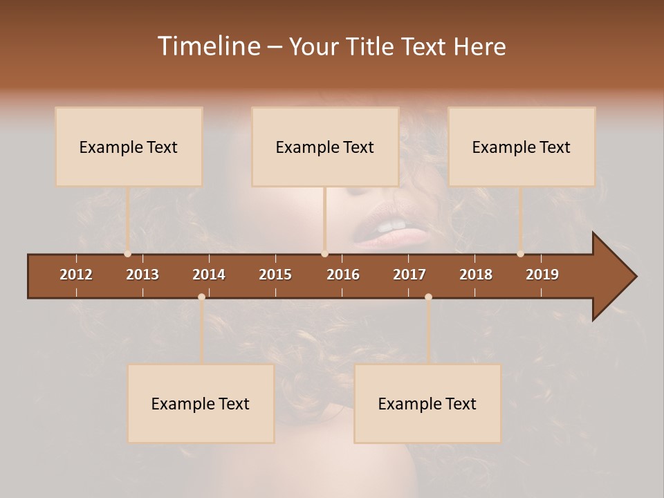 Adult Gorgeous Girl PowerPoint Template