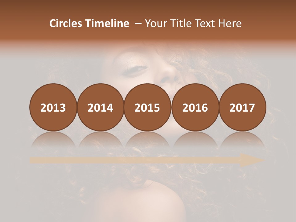 Adult Gorgeous Girl PowerPoint Template