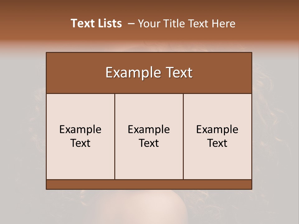 Adult Gorgeous Girl PowerPoint Template