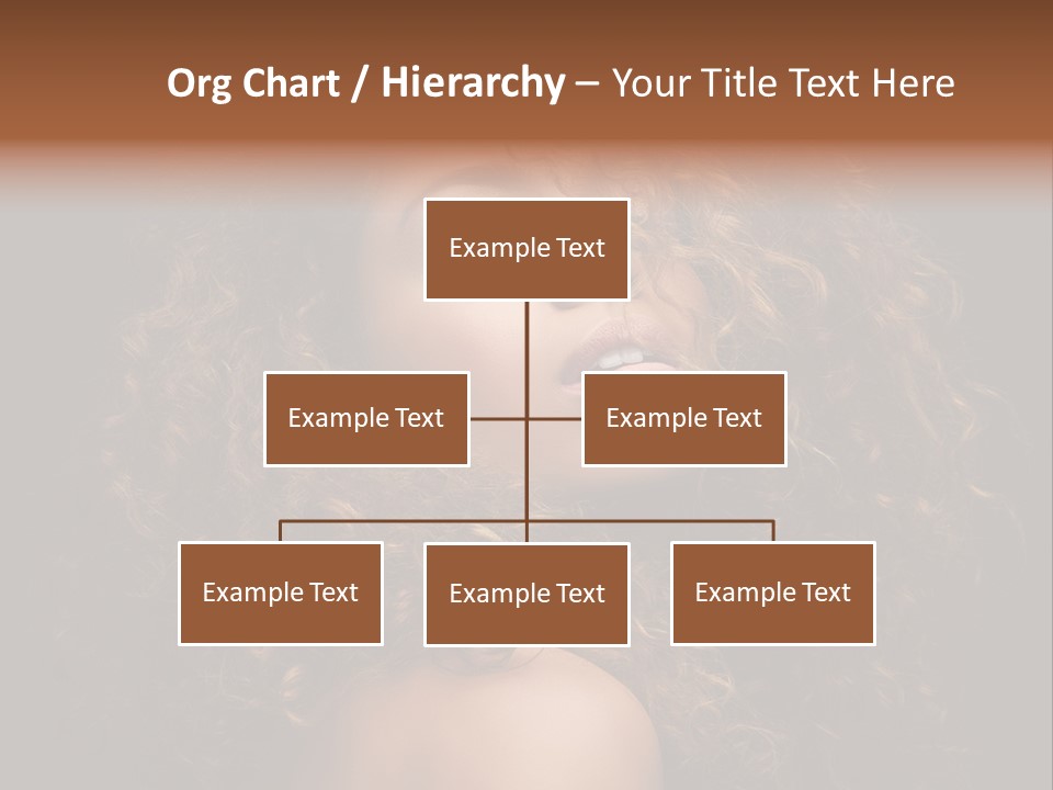 Adult Gorgeous Girl PowerPoint Template