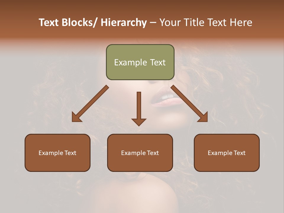 Adult Gorgeous Girl PowerPoint Template