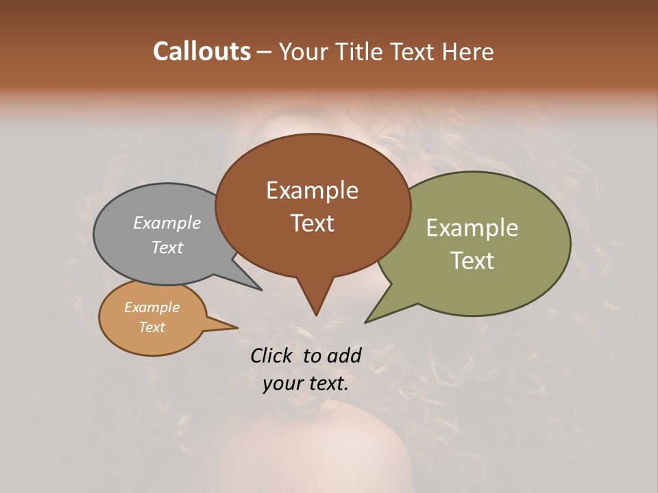 Adult Gorgeous Girl PowerPoint Template