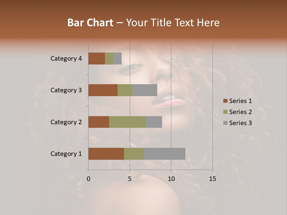 Adult Gorgeous Girl PowerPoint Template