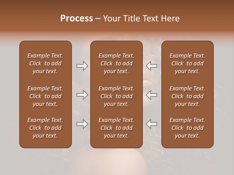 Adult Gorgeous Girl PowerPoint Template