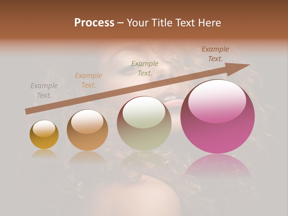 Adult Gorgeous Girl PowerPoint Template