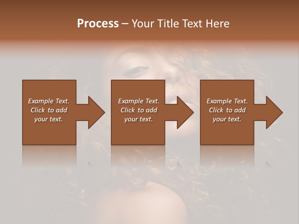 Adult Gorgeous Girl PowerPoint Template