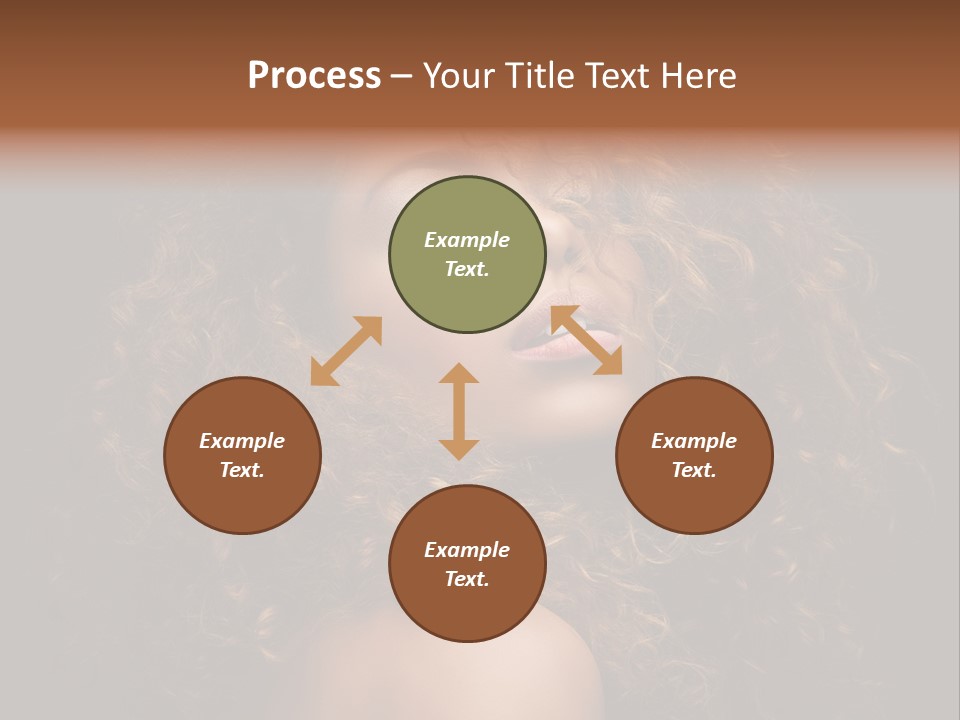 Adult Gorgeous Girl PowerPoint Template