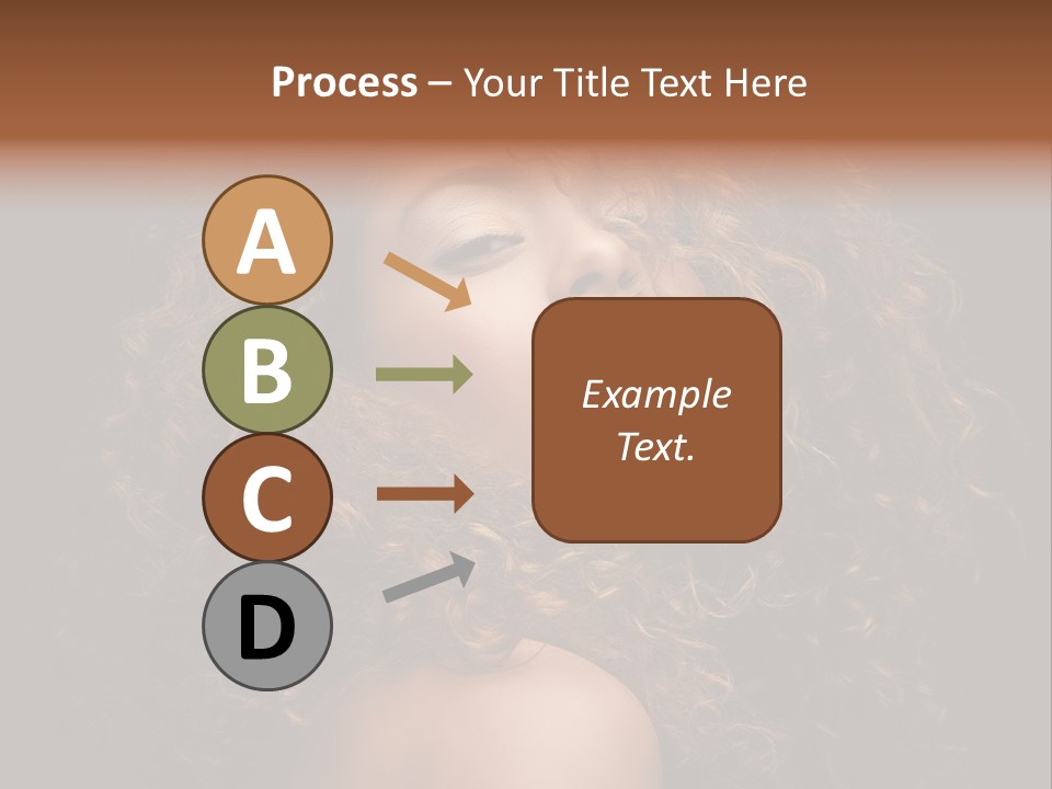 Adult Gorgeous Girl PowerPoint Template