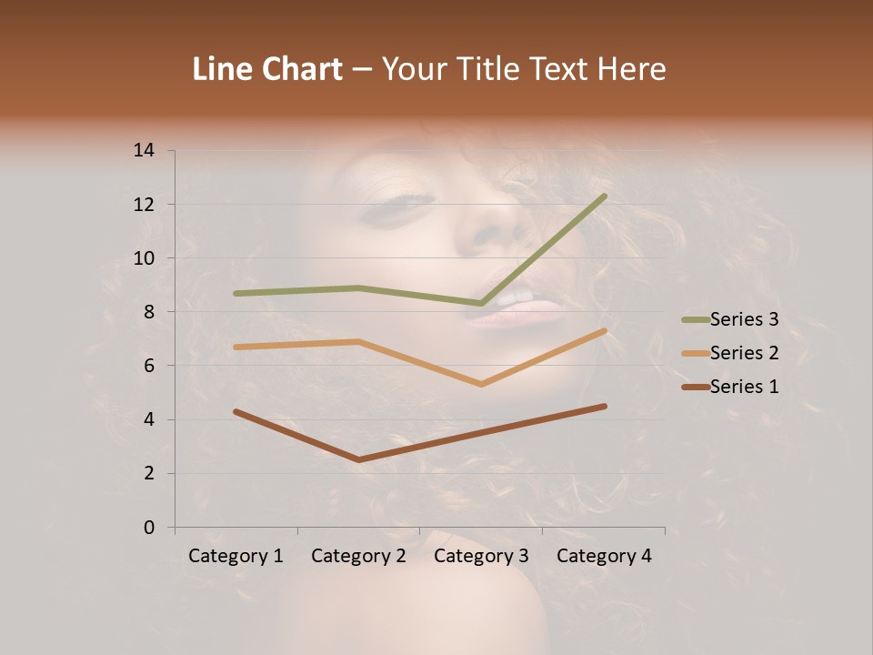 Adult Gorgeous Girl PowerPoint Template