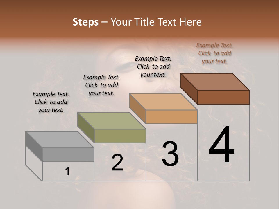 Adult Gorgeous Girl PowerPoint Template