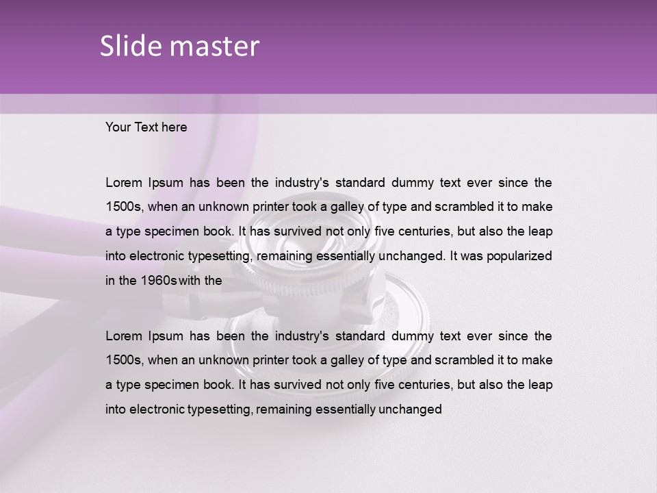 Examine Cardio Hear PowerPoint Template