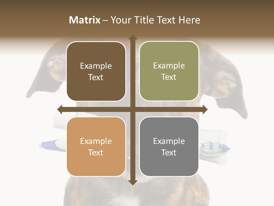 Adult Muzzle Cute PowerPoint Template