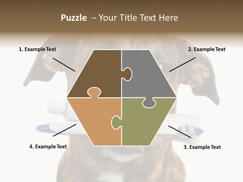 Adult Muzzle Cute PowerPoint Template