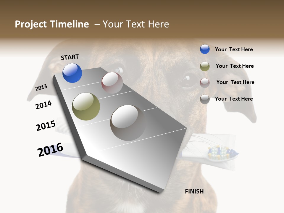 Adult Muzzle Cute PowerPoint Template