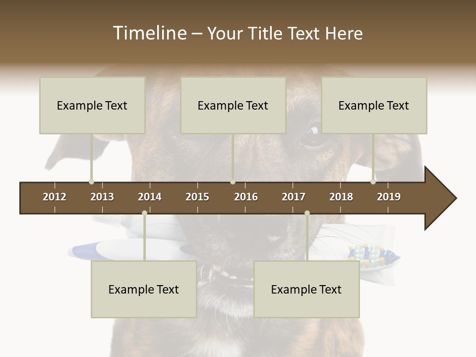 Adult Muzzle Cute PowerPoint Template