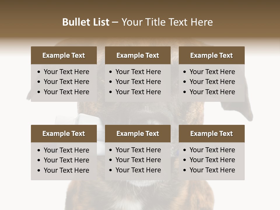 Adult Muzzle Cute PowerPoint Template