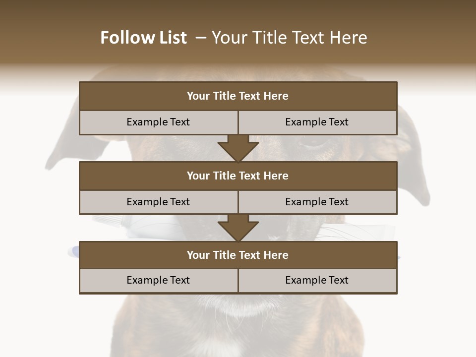 Adult Muzzle Cute PowerPoint Template