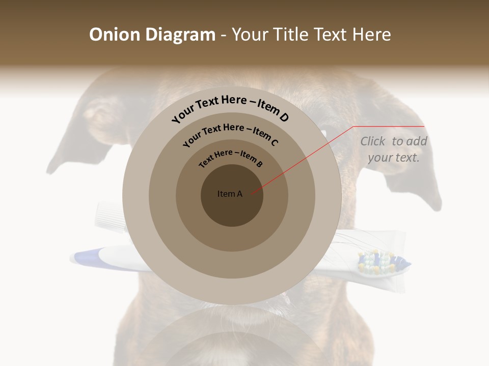 Adult Muzzle Cute PowerPoint Template