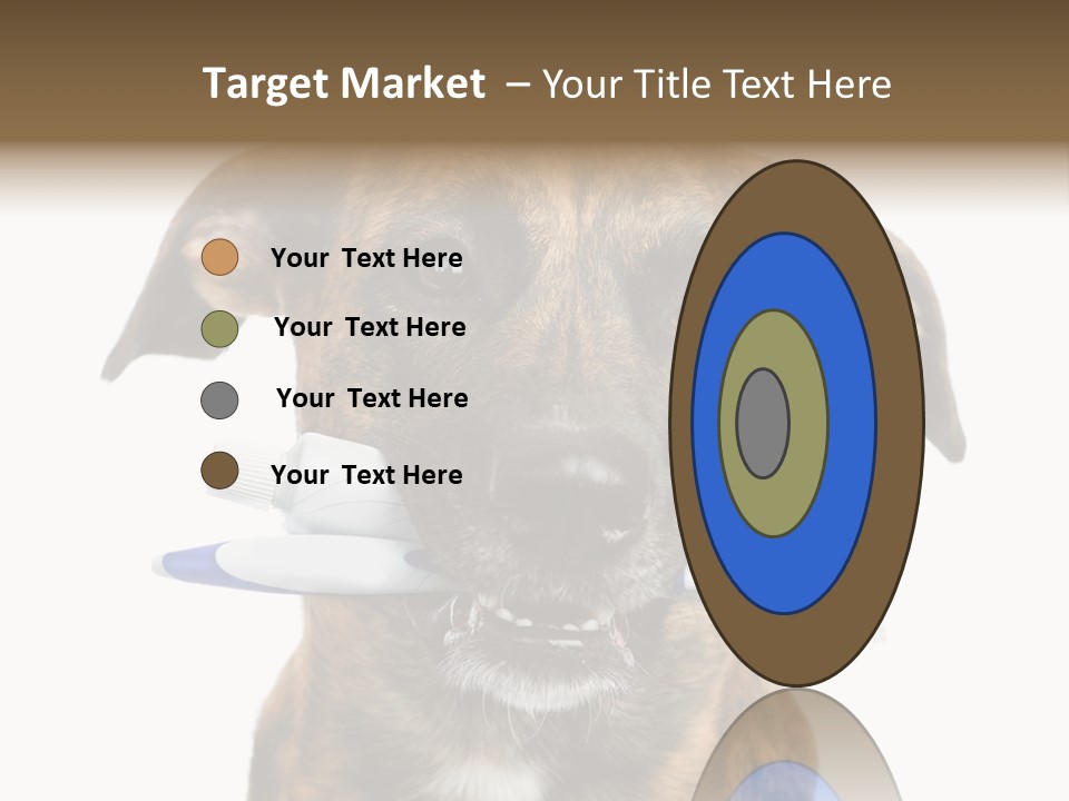 Adult Muzzle Cute PowerPoint Template