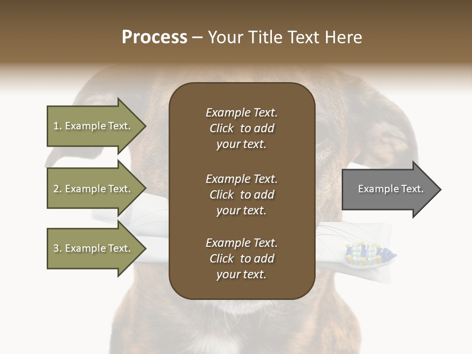 Adult Muzzle Cute PowerPoint Template
