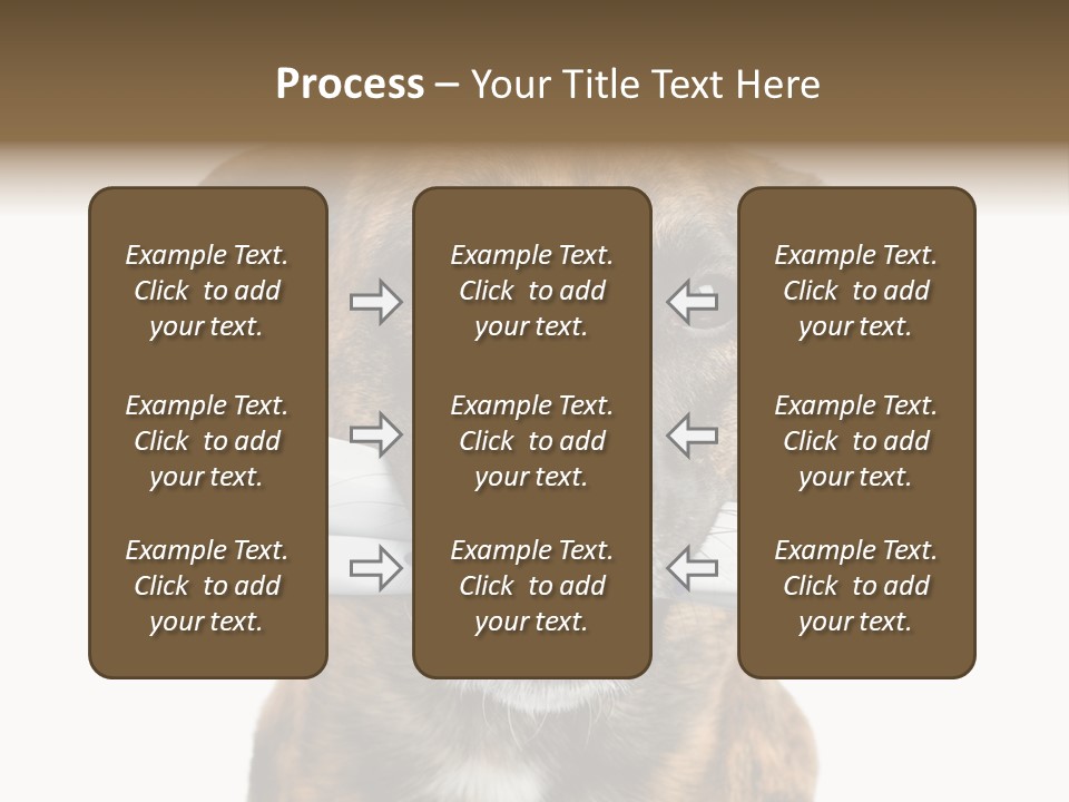 Adult Muzzle Cute PowerPoint Template