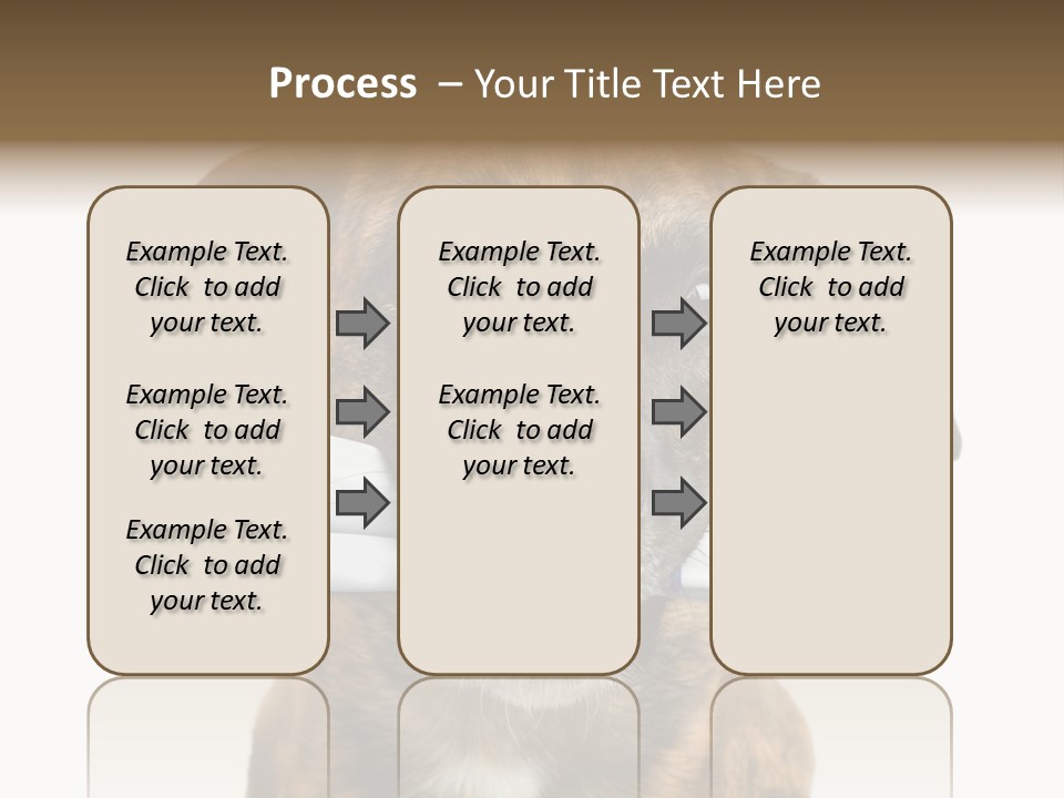 Adult Muzzle Cute PowerPoint Template