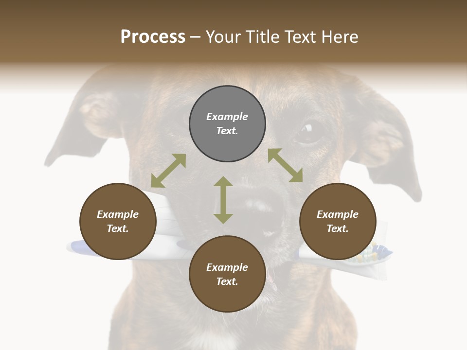 Adult Muzzle Cute PowerPoint Template