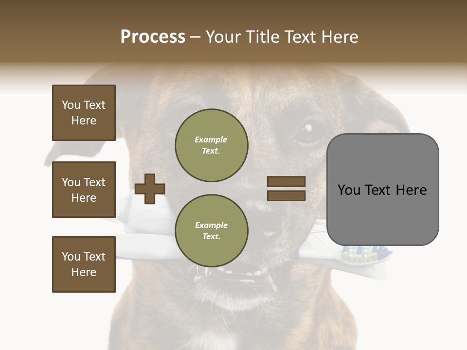 Adult Muzzle Cute PowerPoint Template