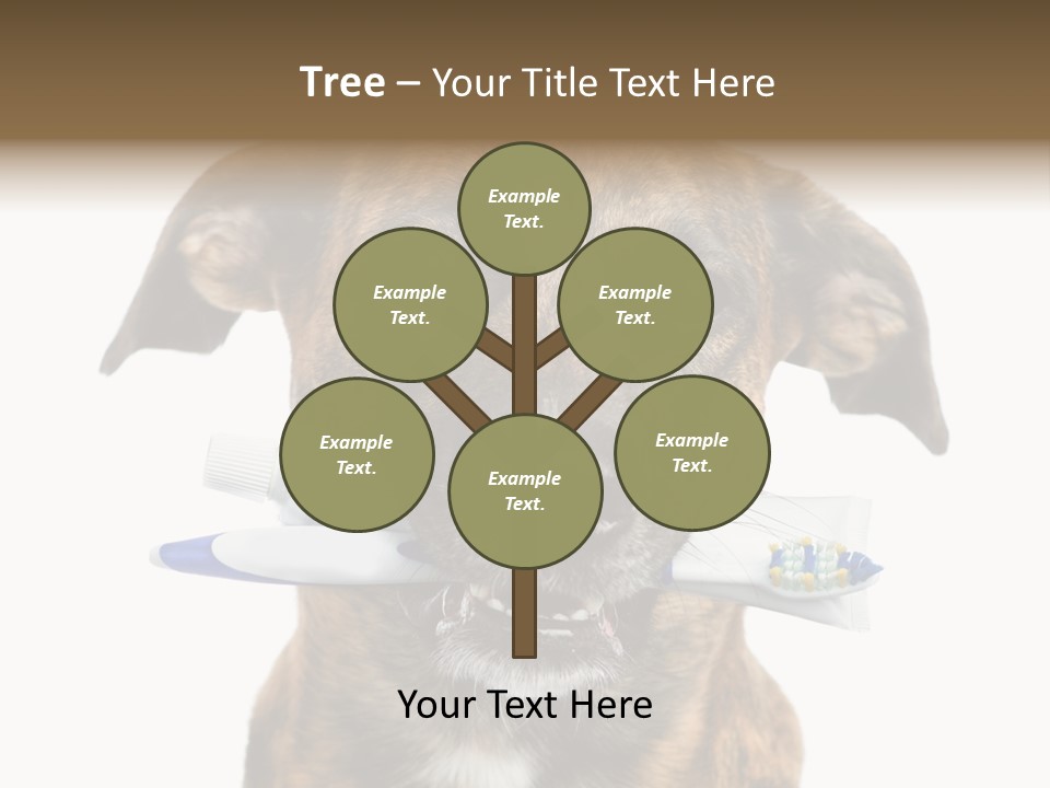 Adult Muzzle Cute PowerPoint Template