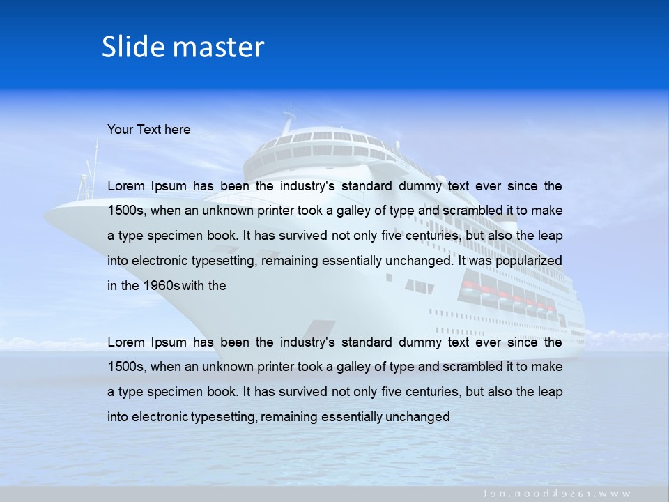 Sunrise Sky Sunbeams PowerPoint Template