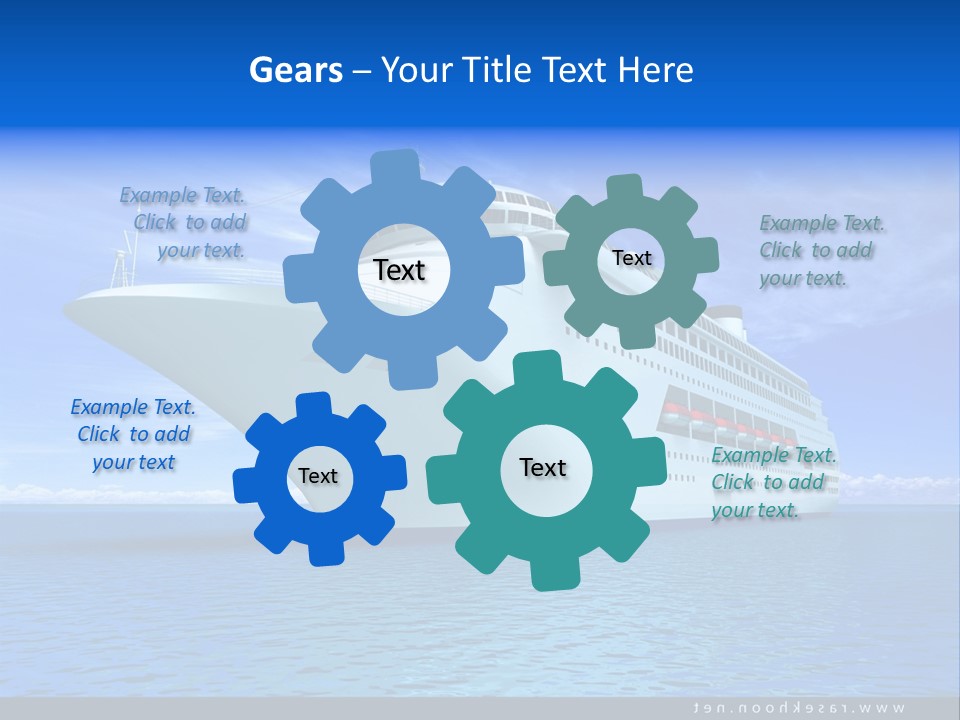 Sunrise Sky Sunbeams PowerPoint Template