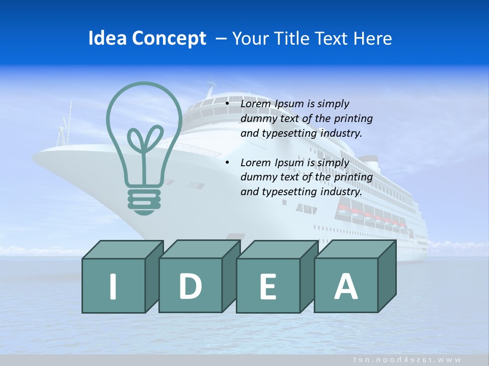 Sunrise Sky Sunbeams PowerPoint Template