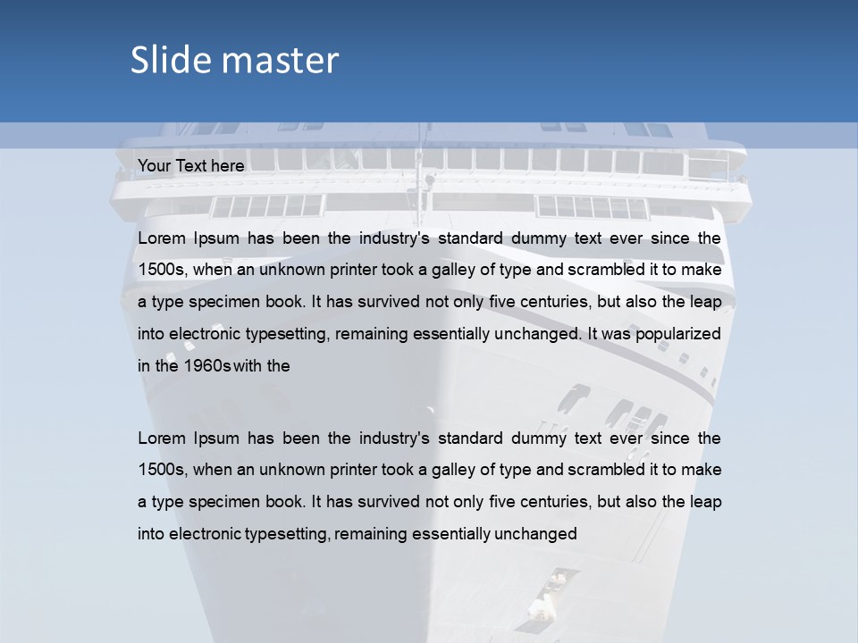 Clouds Sky Powerlines PowerPoint Template