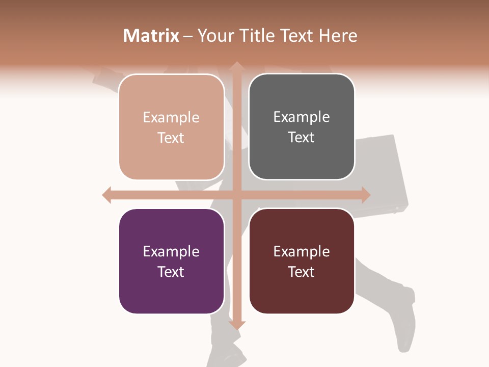 Male Suitcase Success PowerPoint Template
