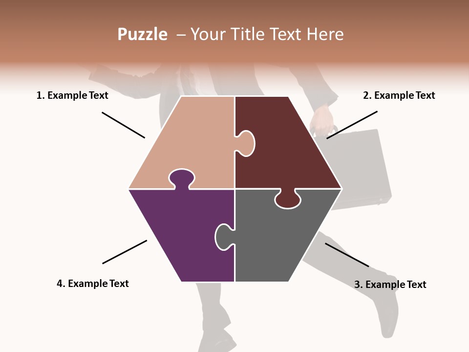 Male Suitcase Success PowerPoint Template