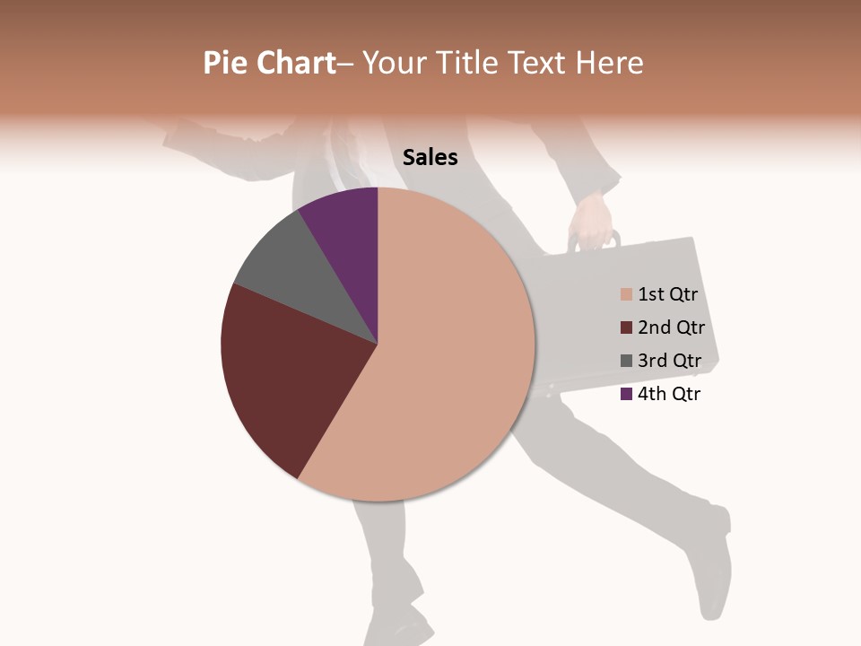 Male Suitcase Success PowerPoint Template