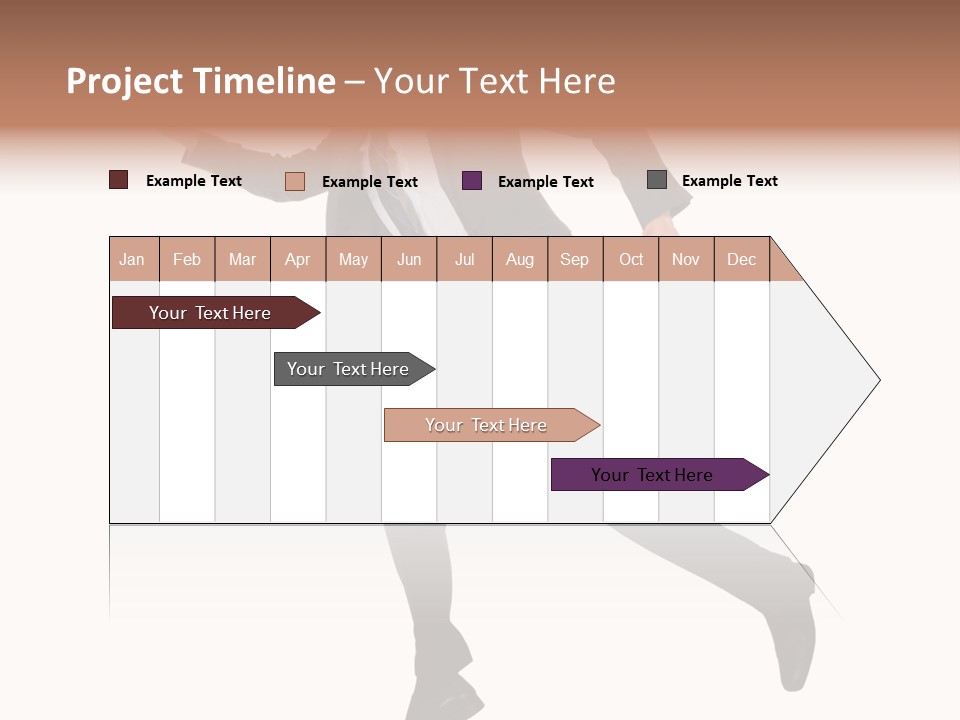 Male Suitcase Success PowerPoint Template