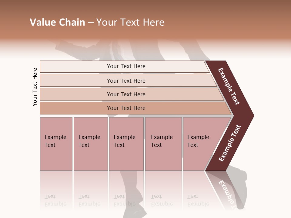Male Suitcase Success PowerPoint Template