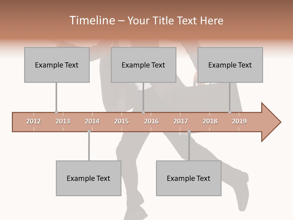 Male Suitcase Success PowerPoint Template