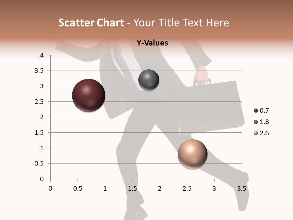 Male Suitcase Success PowerPoint Template