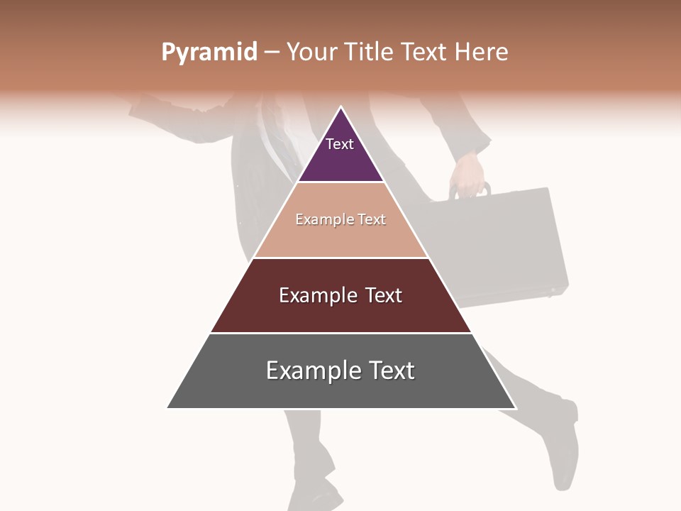 Male Suitcase Success PowerPoint Template