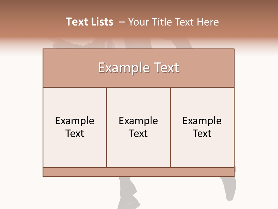 Male Suitcase Success PowerPoint Template