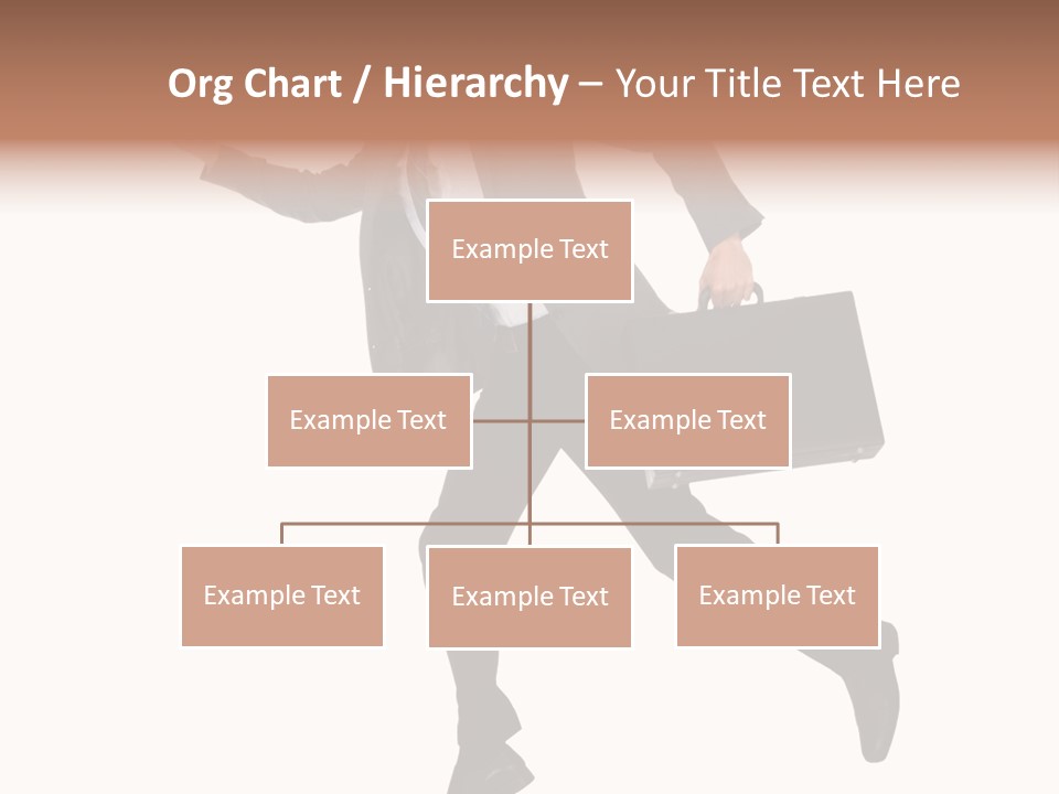Male Suitcase Success PowerPoint Template